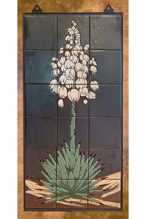 ‘Yucca on Silver’ mural – Frank Lloyd Wright Foundation’s
