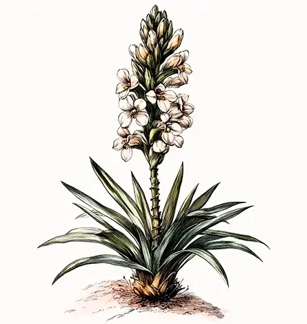 botanical illustration of a Yucca Gloriosa