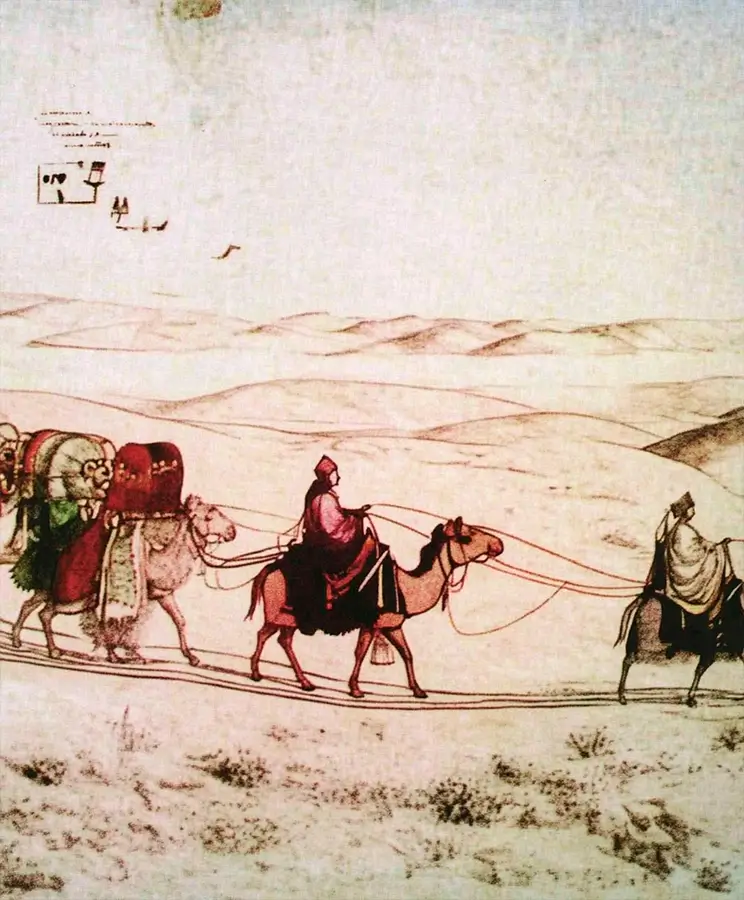silk road representation