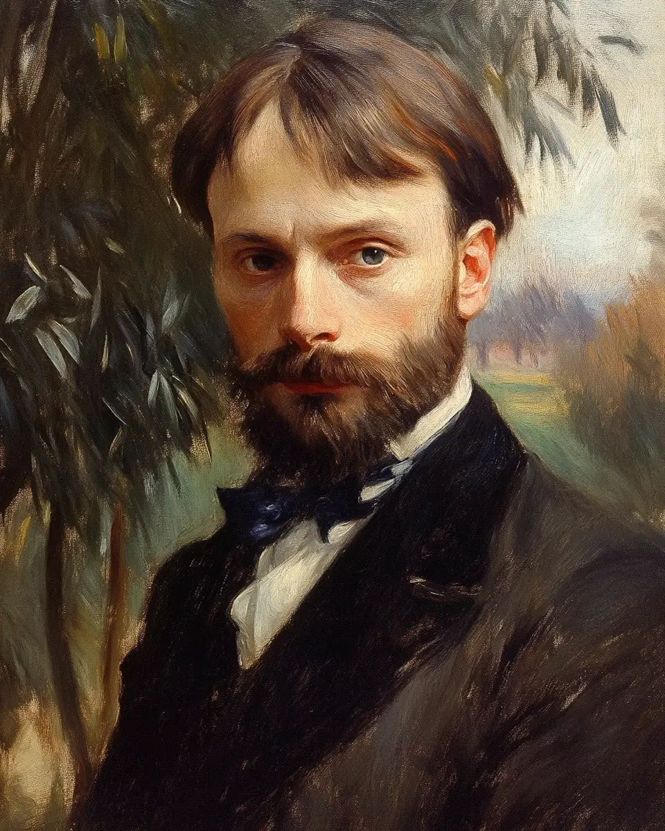 portrait of Pierre-Auguste Renoir