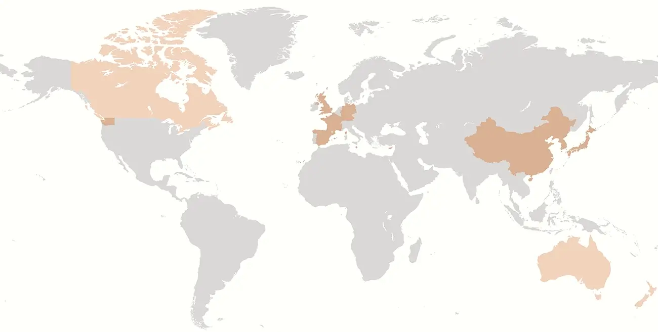 kanzan cherry tree cultivation map