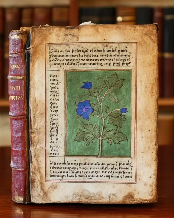 borage old medieval book
