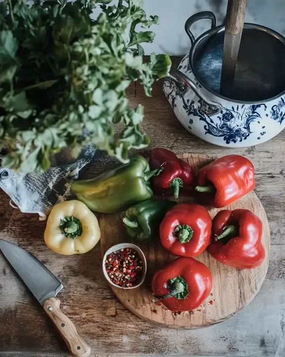 culinary use of peppers for making moles or currys