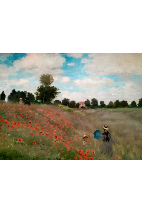 “Wild Poppies, near Argenteuil” – Claude Monet (1873)