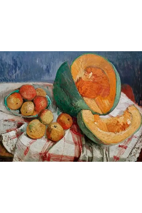 Still Life with Pumpkin (early 20th c.) - Paula Modersohn-Becker