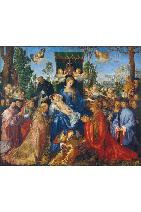 Feast of the Rose Garlands by Albrecht Dürer, 1506